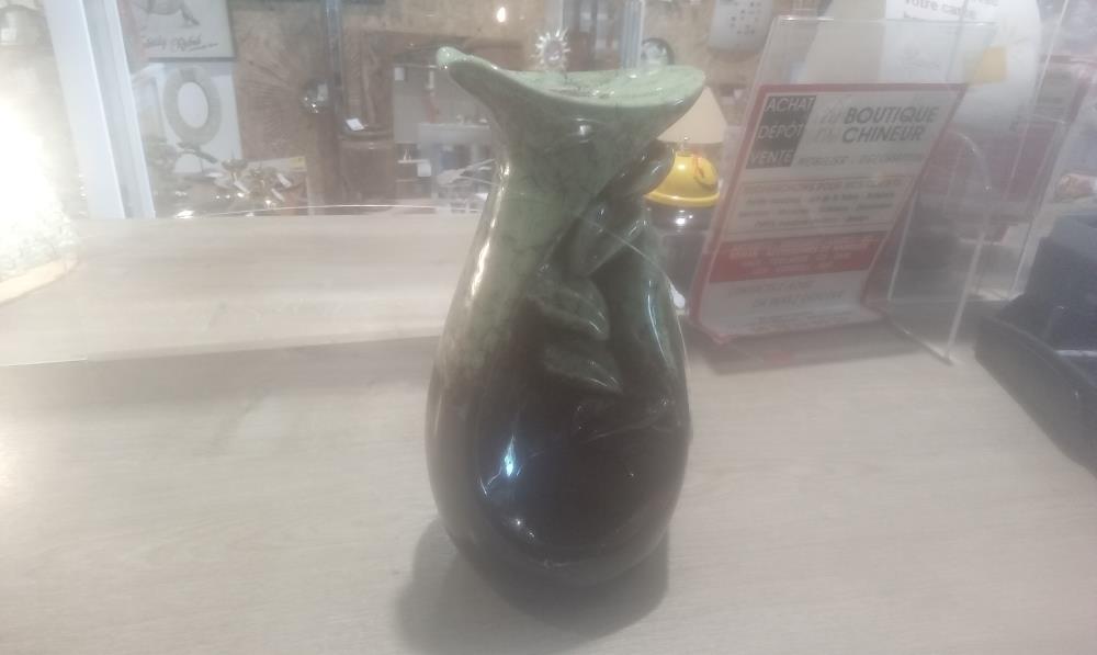 PHOTOPHORE VERNISSE EN CERAMIQUE