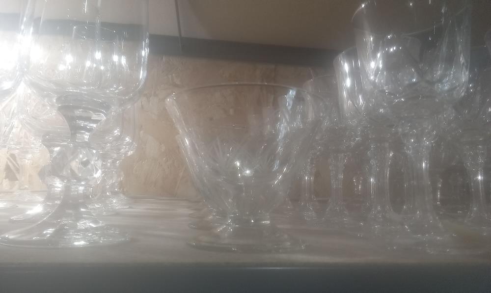 LOT DE 6 VERRES ART DECO PM