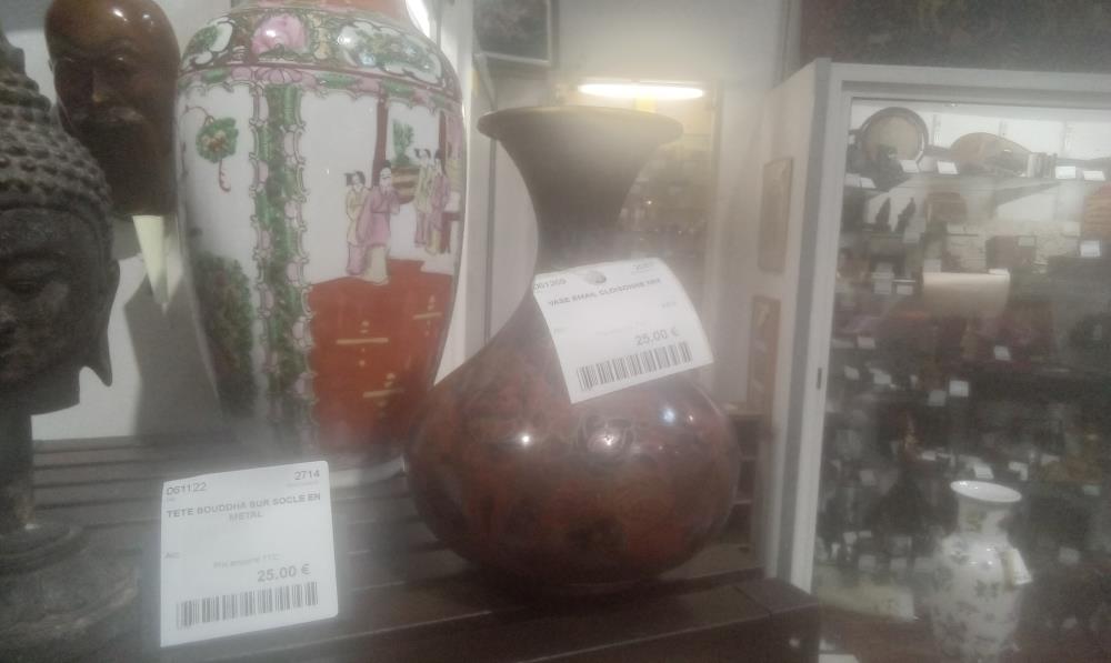 VASE EMAIL CLOISONNE MM