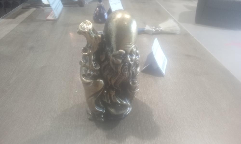 BOUDDHA EN RESINE DORE PM