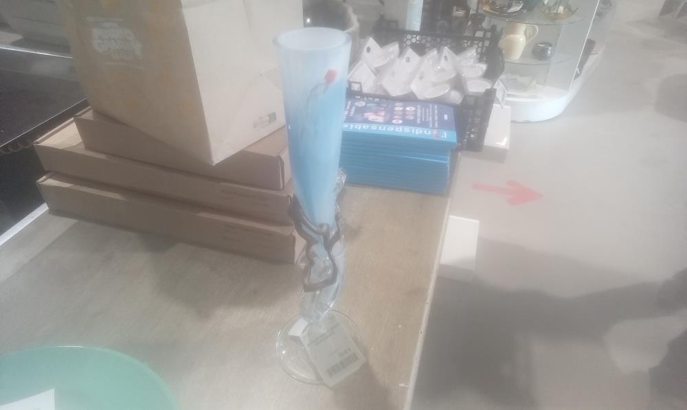 SOLIFLORE VERRE ET DORURE SOUFFLE BOUCHE