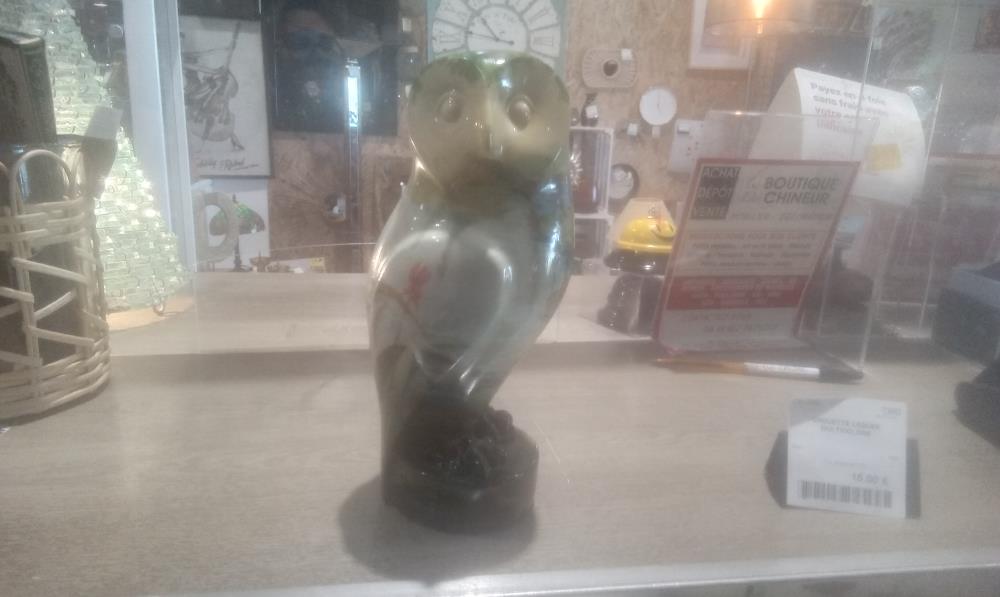 CHOUETTE LAQUEE MULTICOLORE