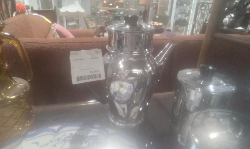CAFETIERE INOX ANCIENNE