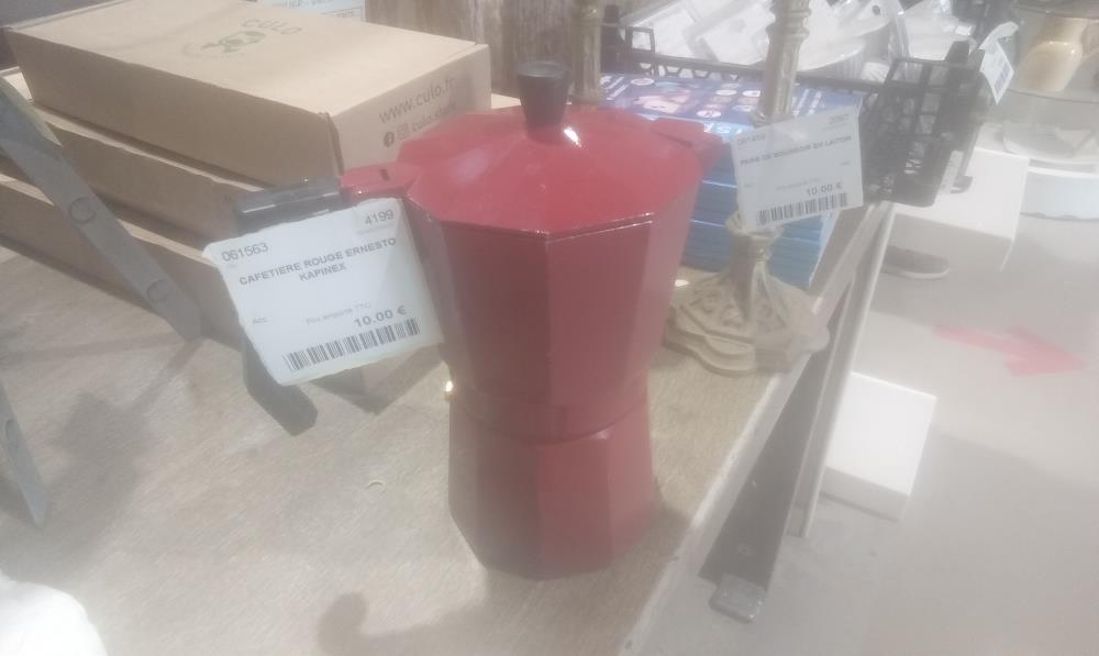 CAFETIERE ROUGE ERNESTO KAPINEX