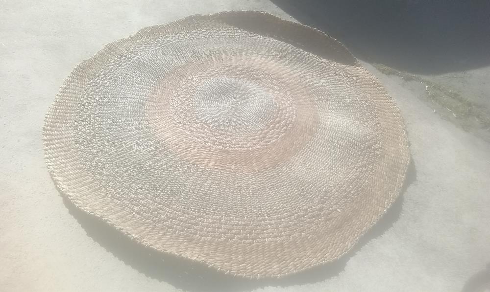 TAPIS TRESSE ROND GM
