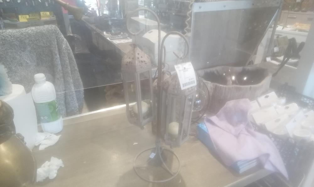 PHOTOPHORE METAL X 3 LUMIERES