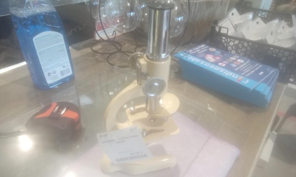MICROSPCOPE OPTICO PARIS  ANCIEN