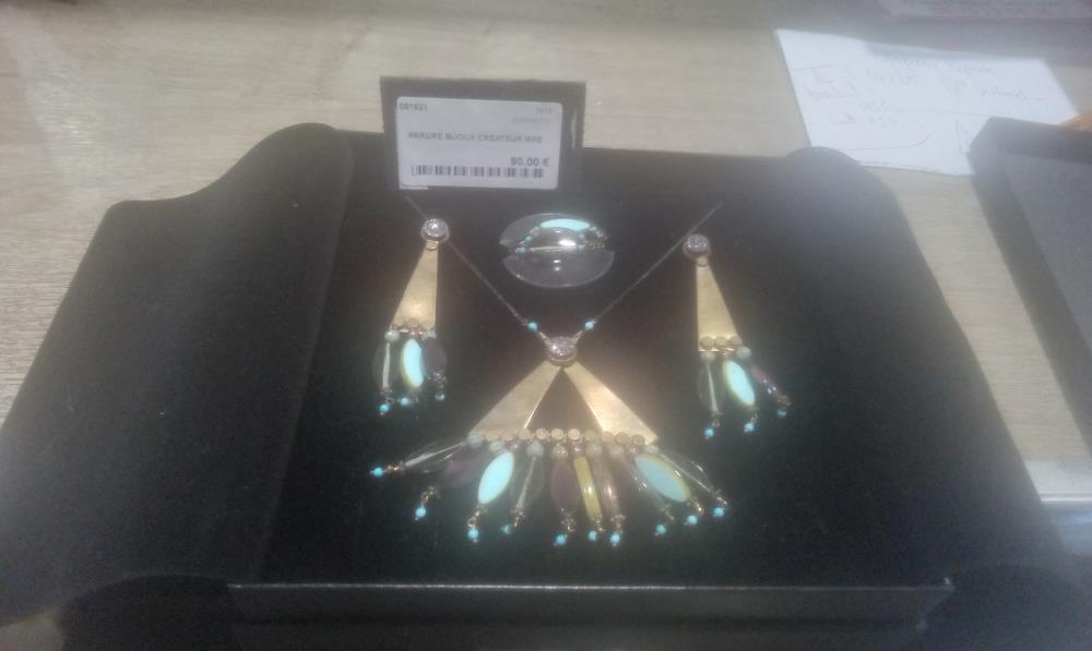 PARURE BIJOUX CREATEUR MAE