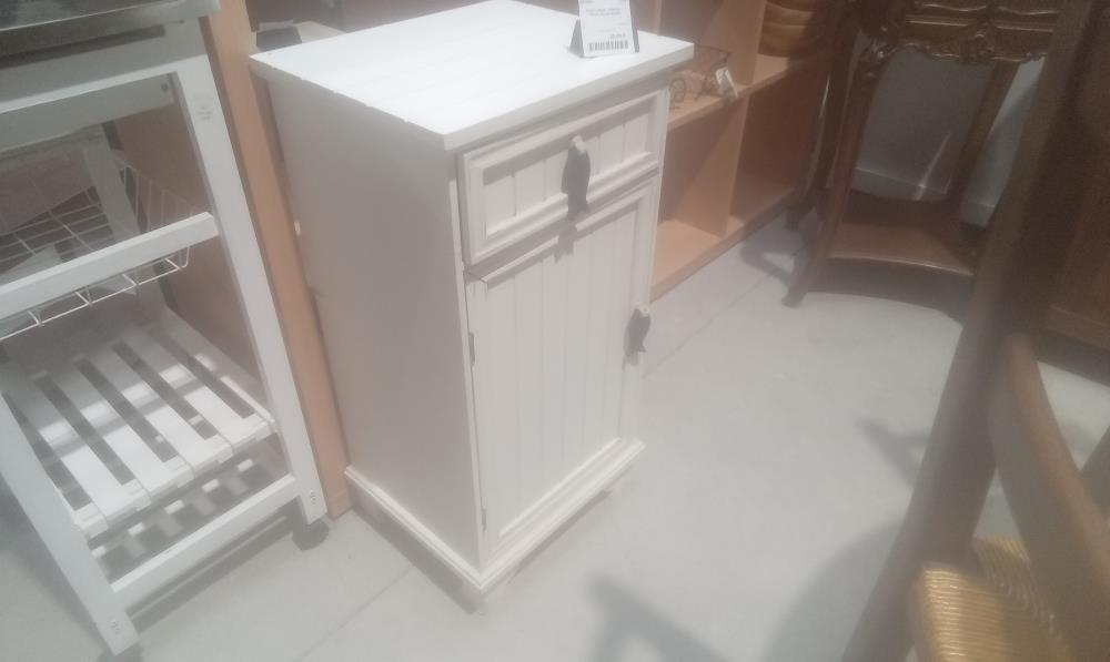 CONFITURIER 1 PORTE+1 TIROIR DECOR MARIN