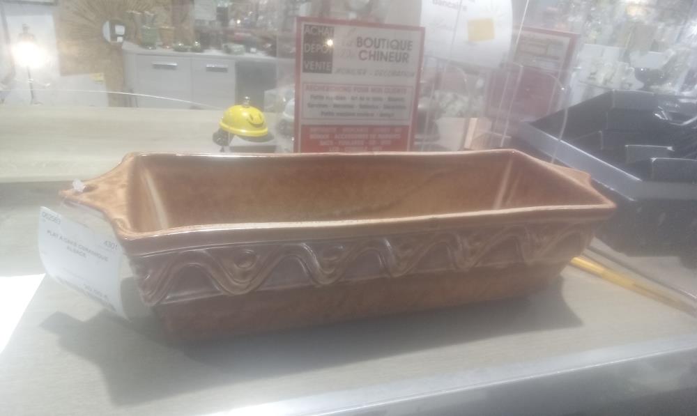 PLAT A CAKE CERAMIQUE ALSACE