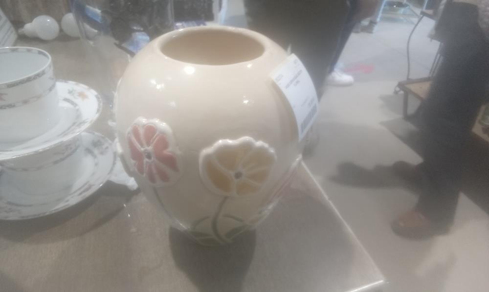 VASE CERAMIQUE DECOR FLORAL