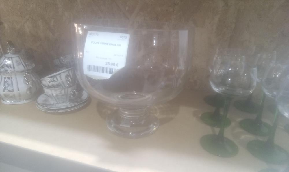 COUPE VERRE EPAIS GM