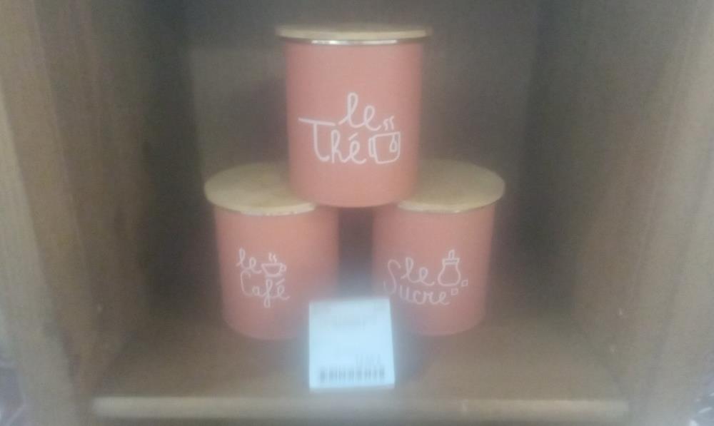 LOT DE 3 BOITES METAL +COUVERCLE