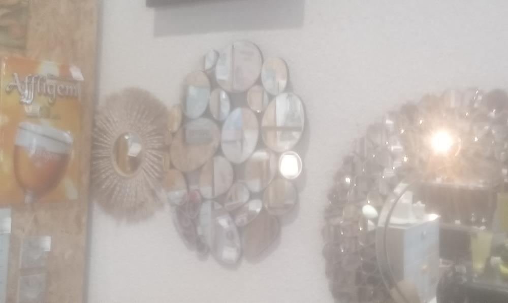 MIROIR OVALE AJOUREE DESIGN