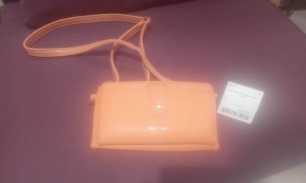 SAC LOOK ORANGE FLORA 1ANSE