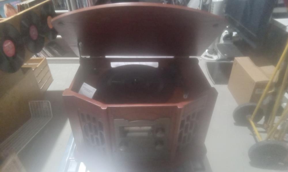 PLATINE DISQUE+RADIO+K7 STYLE VINTAGE