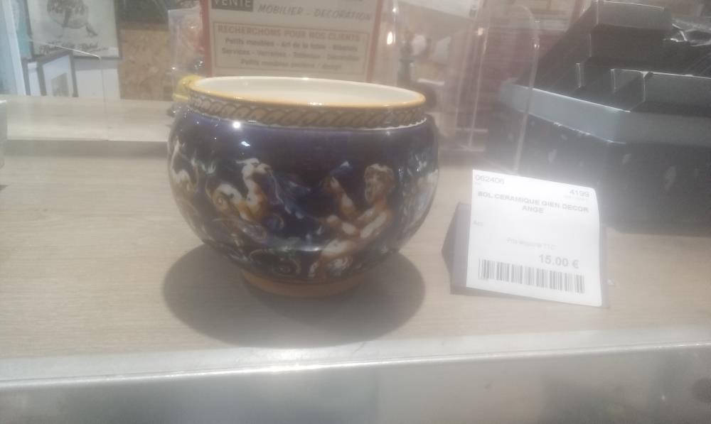 BOL CERAMIQUE GIEN DECOR ANGE