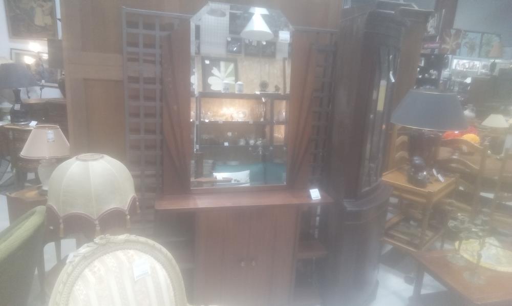MEUBLE BAS 2 PORTES ART DECO PLACAGE