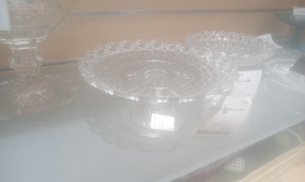 COMPOTIER VERRE AJOURE GM