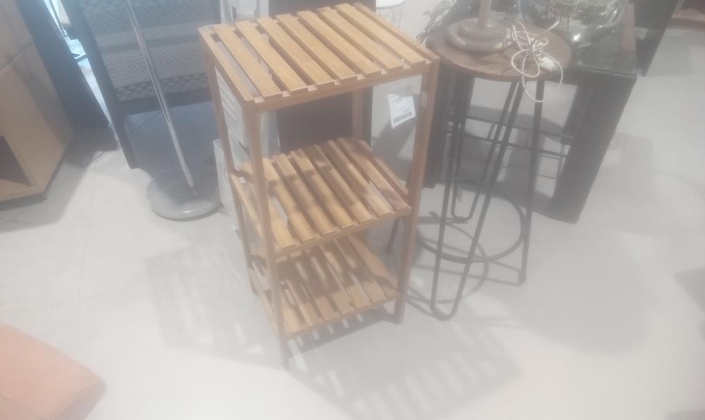 SELETTE BOIS EXOTIQUE AJOUREE