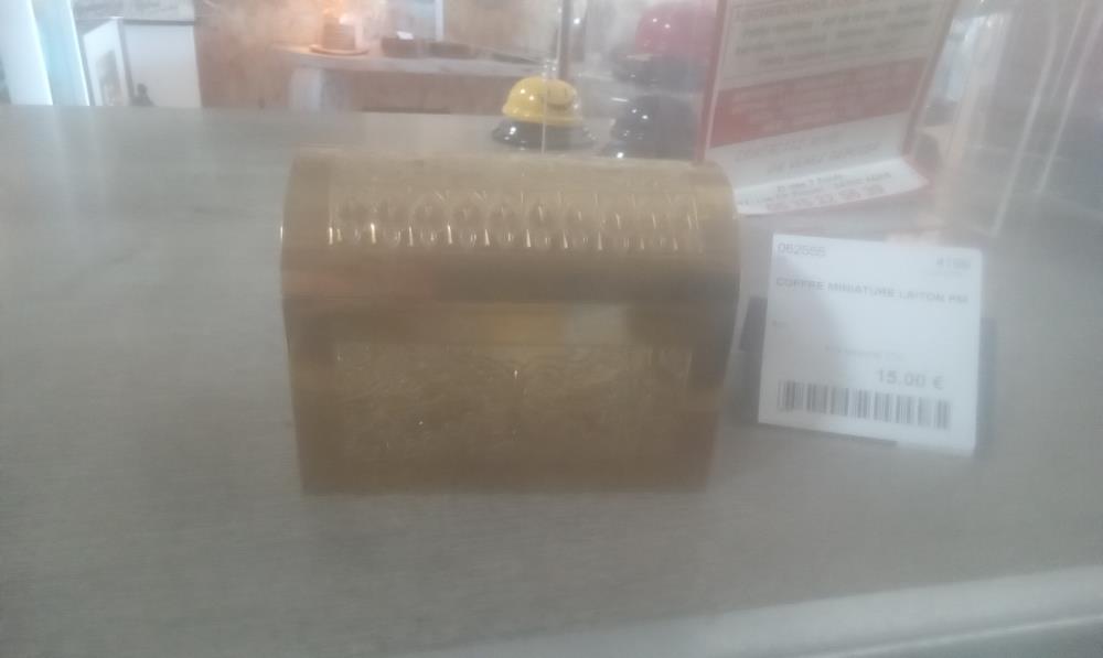COFFRE MINIATURE LAITON PM