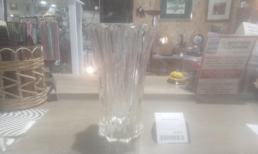VASE VERRE DESIGN