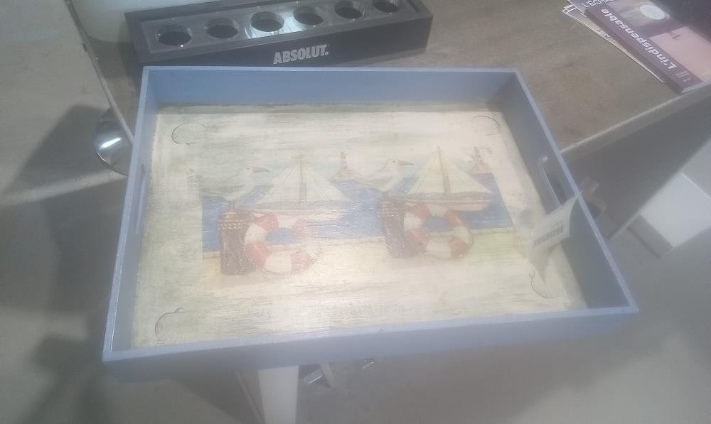PLATEAU A SERVIR DECOR MER