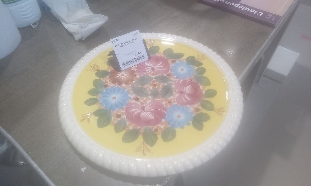PLAT CERAMIQUE  LONGWY MODELE TOLEDE