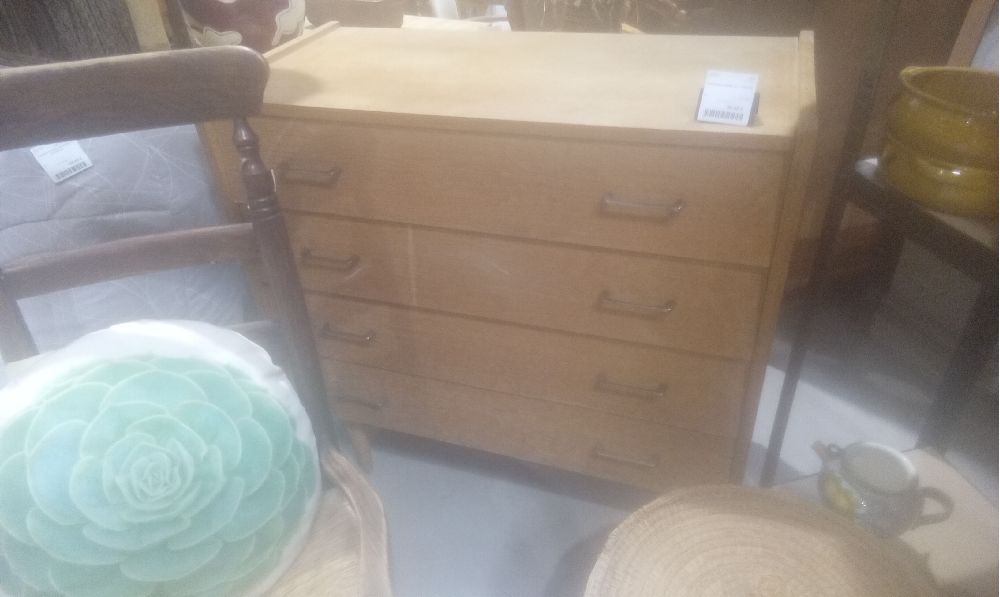 COMMODE ANNEE 50 4 TIROIRS
