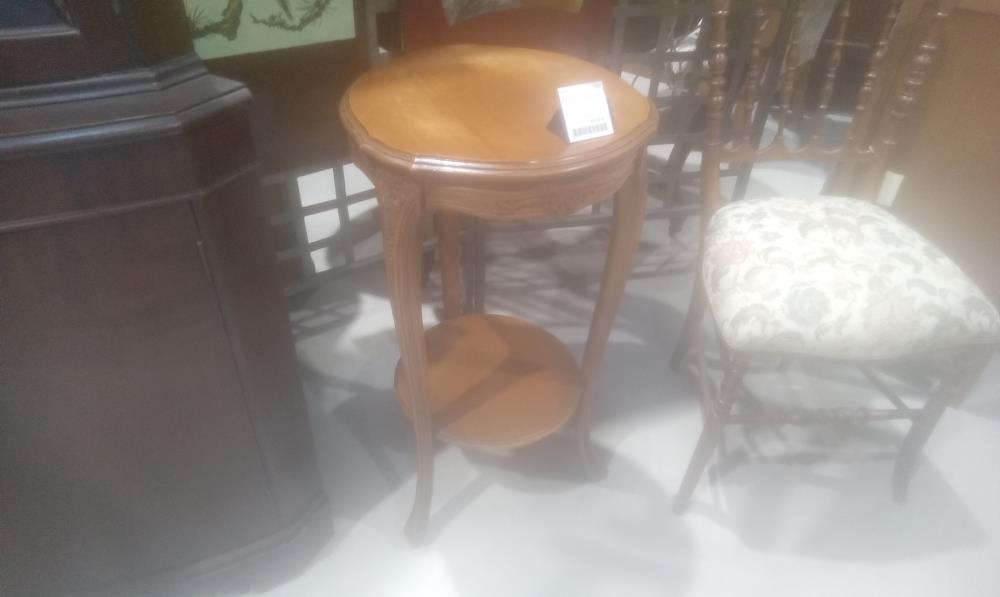 SELETTE TEINTEE MERISIER  STYLE LOUIS XV EN L'ETAT