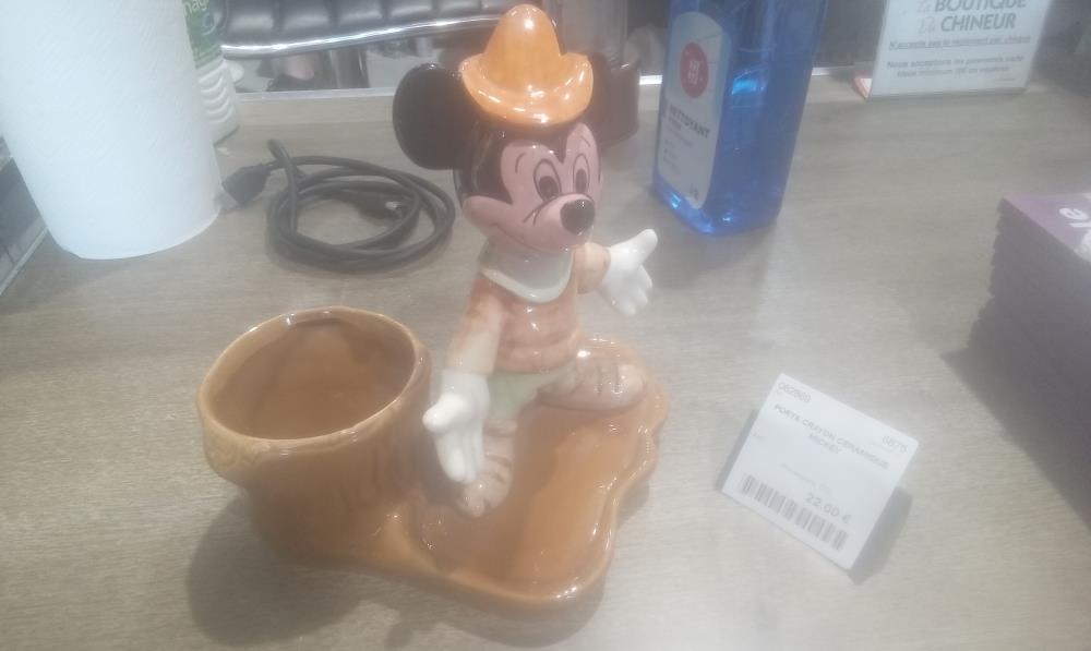 PORTE CRAYON CERAMIQUE MICKEY