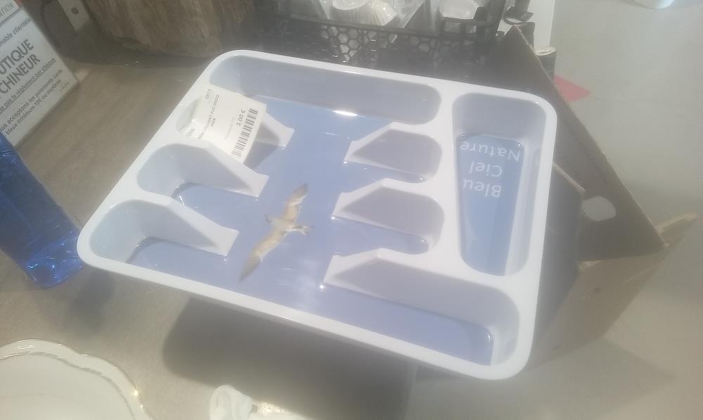 RANGE COUVERT PVC DECO MER