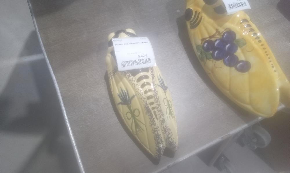 CIGALE  CERAMIQUE PM JAUNE