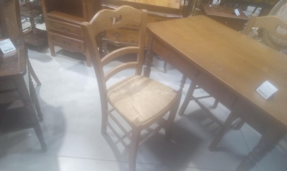 CHAISE RUSTIQUE PAILLEE