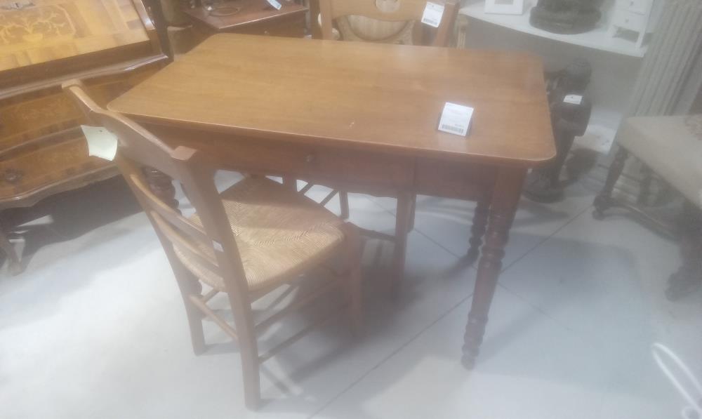 TABLE BUREAU LP 1 TITOIR NOYER MASSIF