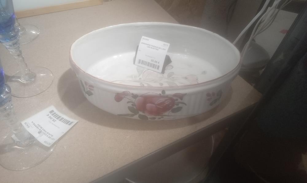 JARDINIERE FAIENCE DE L EST LES ISLETTES