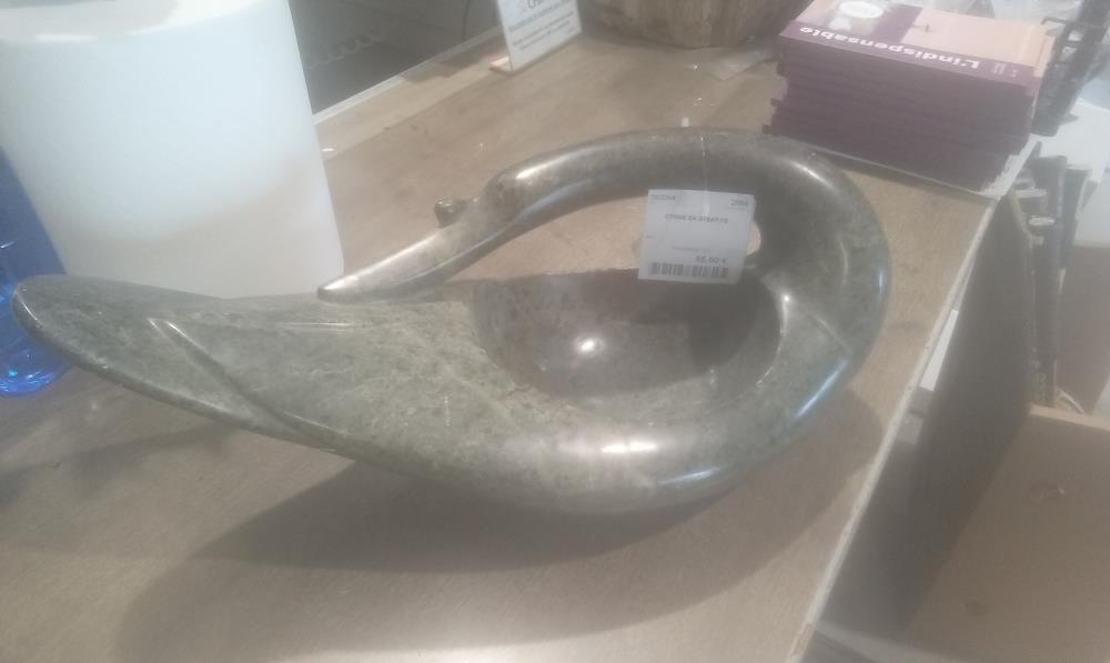 CYGNE EN STEATITE