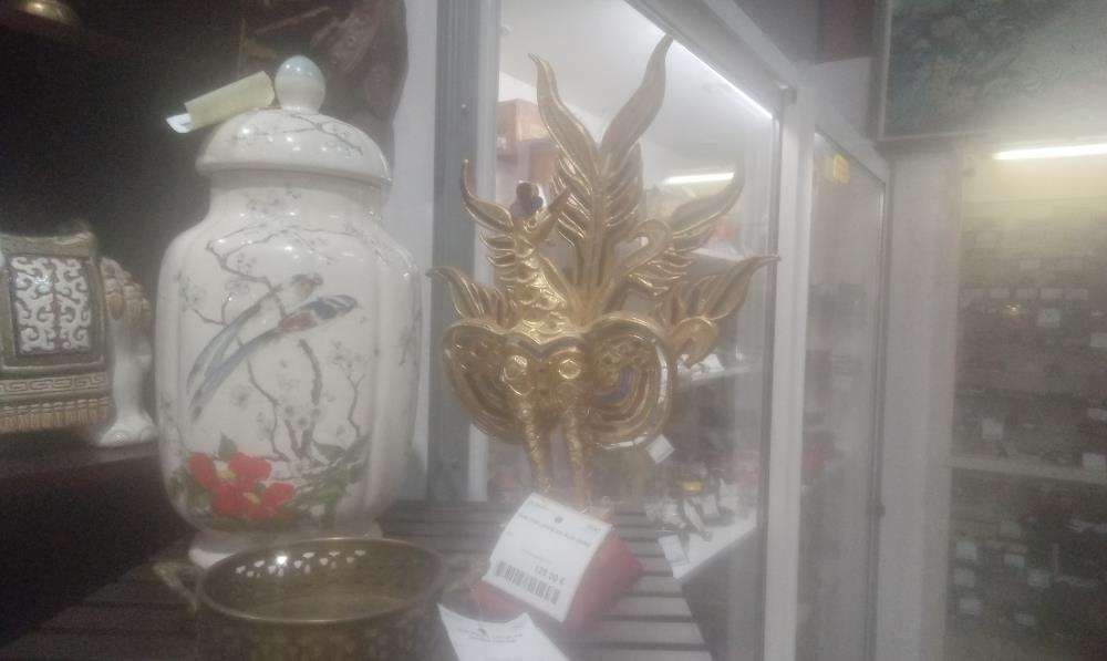 COQ THAILANDE EN BOIS DORE