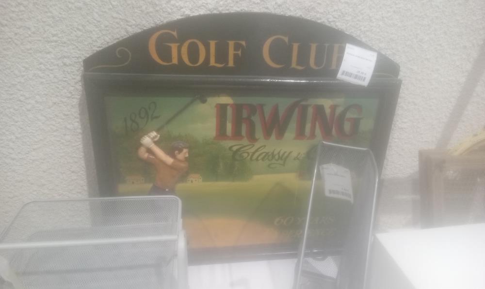 PANNEAU BOIS GOLF IRWING