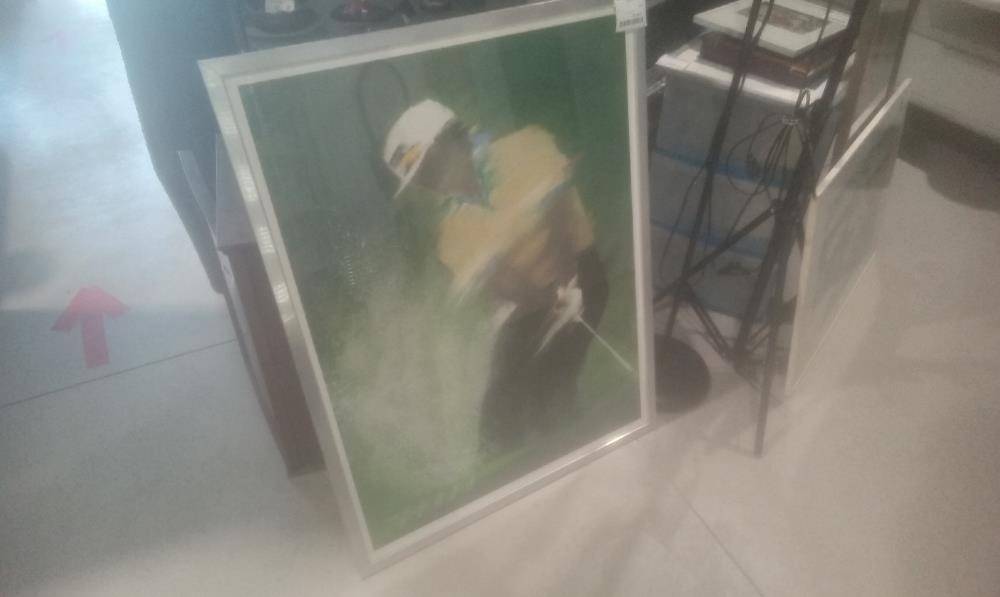 SOUS VERRE CADRE GRIS LE GOLFEUR