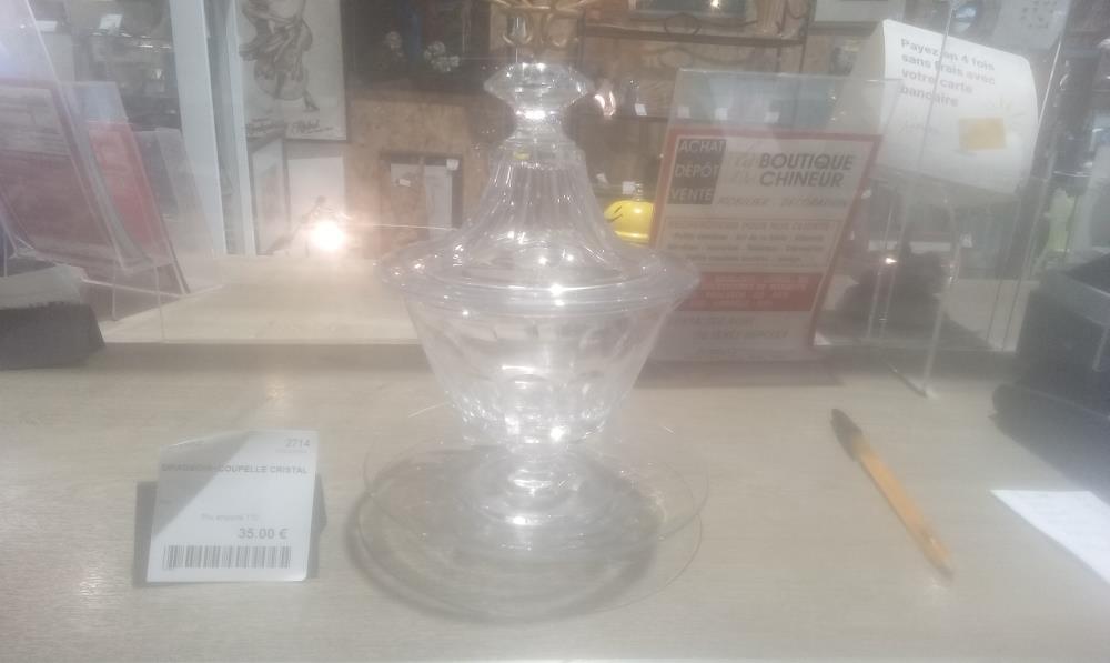 DRAGEOIR+COUPELLE CRISTAL
