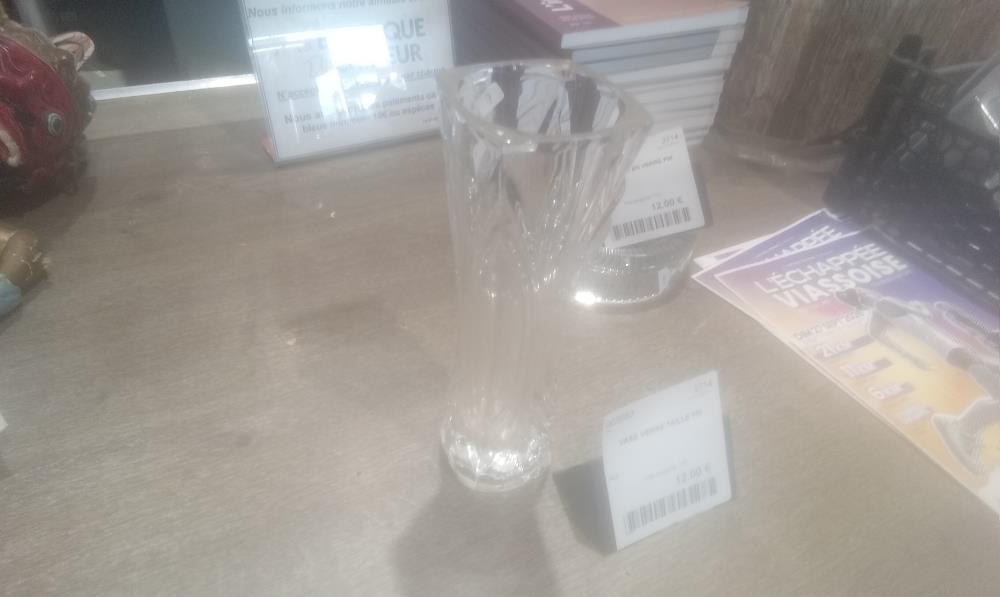 VASE VERRE TAILLE PM