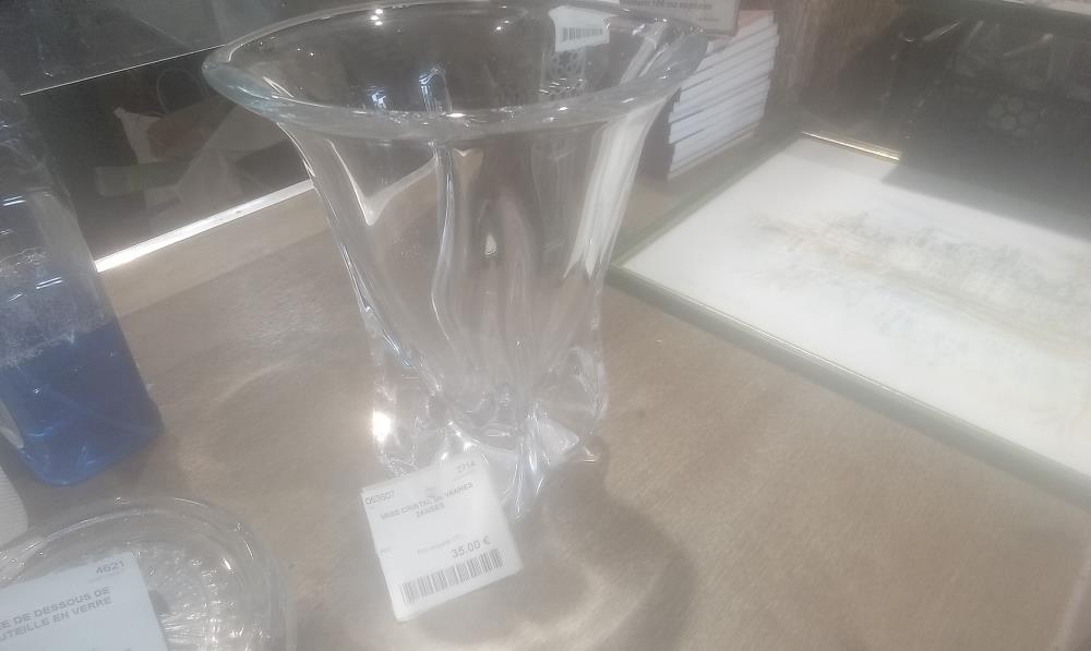 VASE CRISTAL DE VANNES 2ANSES