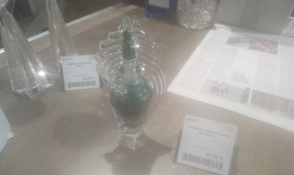 FLACON DE PARFUM VERRE ARTISANAL