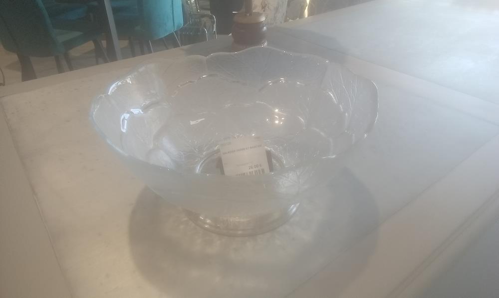 SALADIER VERRE ET BASE MA