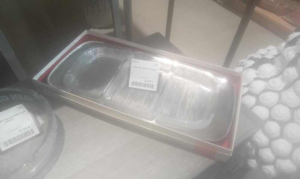 SERVITEUR INOX ET VERRE