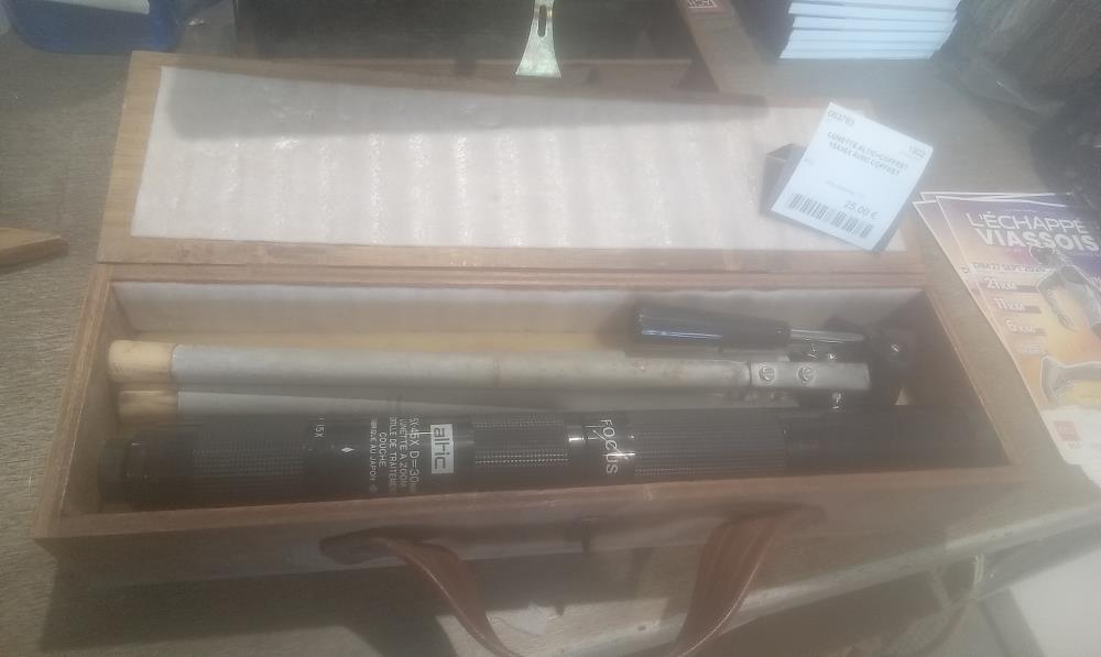 LUNETTE ALTIC+COFFRET 15X45X AVEC COFFRET