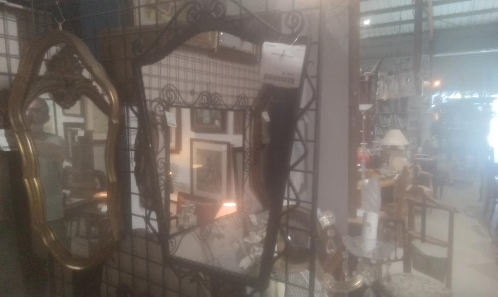 MIROIR FER FORGE
