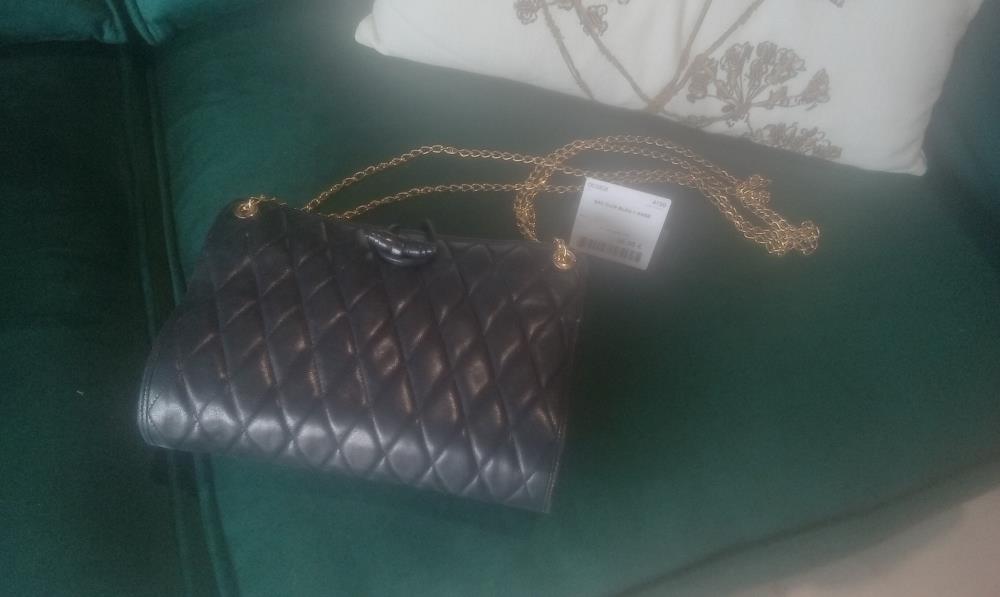 SAC CUIR BLEU 1 ANSE