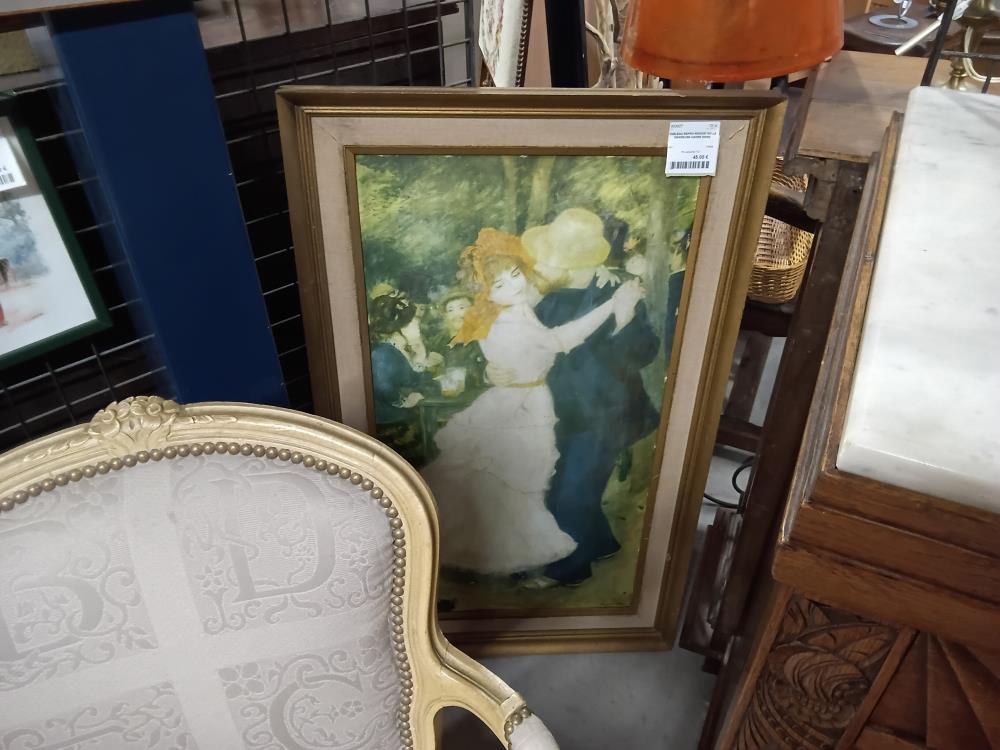 TABLEAU REPRO RENOIR GM LA DANSEUSE CADRE DORE